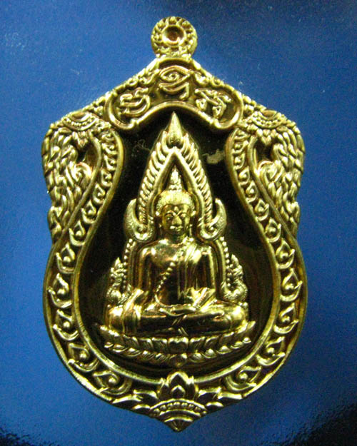 พระพุทธชินราช จอมราชันย์ เนื้อทองทิพย์ + ทองแดง หมายเลข ๕๙o๓
