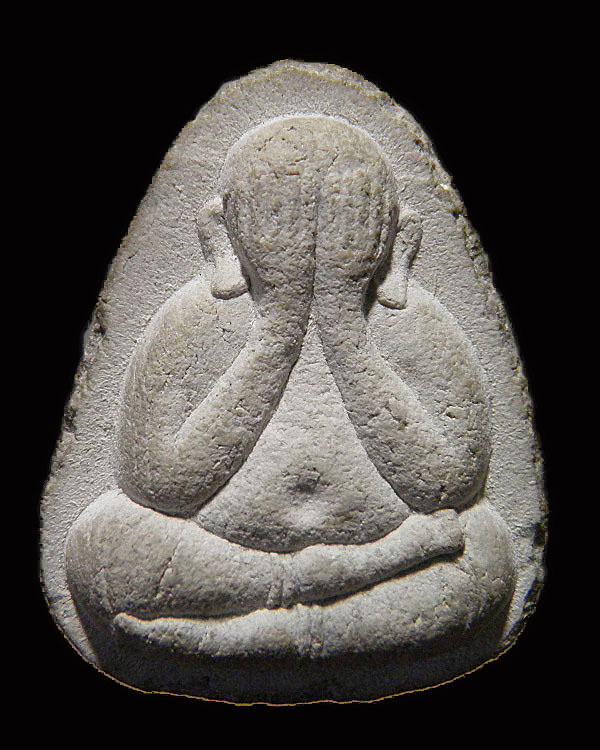 พระปิดตา แช่น้ำมนต์ เนื้อเกสร รุ่นไตรมาส ปี 2537หลวงพ่อยิด วัดหนองจอก วัดหนองจอก อ.กุยบุรี จ.ประจวบ 