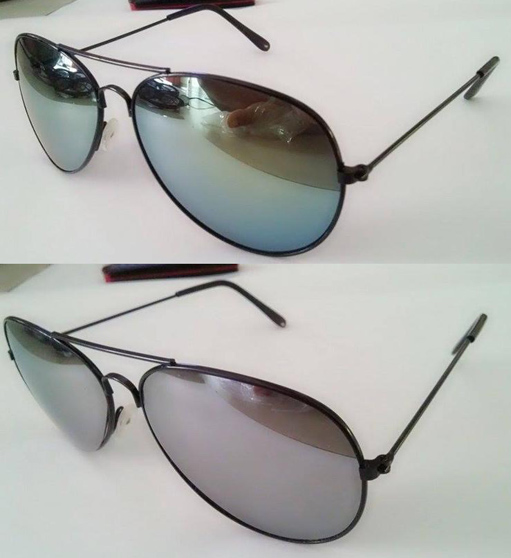 แว่นกันแดดทรงอมตะแบบ Ray Ban สวยมากรุ่นนี้ จัดไปทีเดียว2อันเลย ปรอทเขียวและปรอทเงิน ของใหม่ทั้งคู่