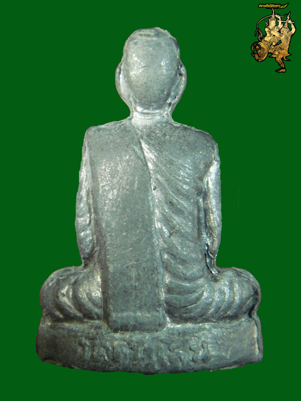 รูปเหมือนปั๊มหลวงพ่อโอด รุ่นสร้างมณฑป เนื้อตะกั่ว ปี2531(องค์ที่2) ฟอร์มสวย พร้อมบัครCertificate