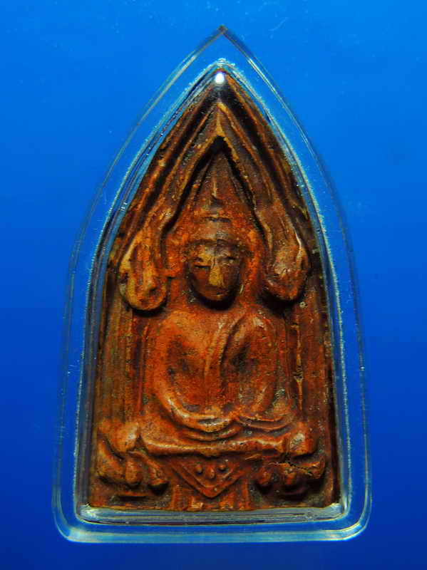 พระเนื้อดินพิมพ์ขุนแผนวังหน้า หลวงพ่อเงิน วัดดอนยายหอม