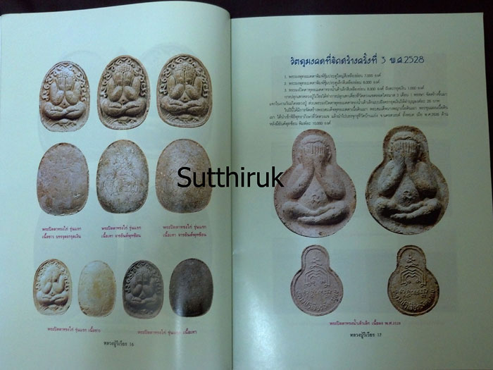 หนังสือ อมตวัตถุมงคลยอดนิยม หลวงปู่วิเวียร ฐิตปุญโญ วัดดวงแข กรุงเทพมหานคร
