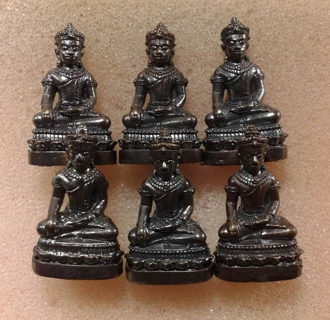 ประมูลทำบุญ 6องค์ พระกริ่งชัยวัฒน์จอมสุรินทร์ หลวงปู่หงษ์ พหรมปัญโญ