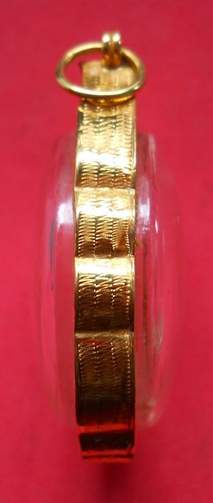 เหรียญกองกษาปณ์ ร.5 หลังพญาครุฆ ปี2535 เนื้อ3K สวยมั๊กๆๆเลี่ยมทองกันน้ำพร้อมใช้ครับ..