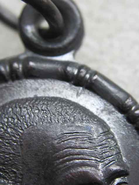 เหรียญ ปล้องอ้อย หลวงปู่เพิ่ม วัดกลางบางแก้ว ทองแดงรมดำ 2518 ห่มเหลืองทองไมครอน