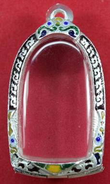 ตลับเงินลงยาพระคง ปิดหลังของใหม่