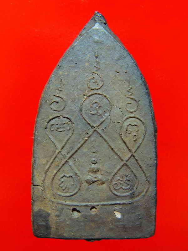 พระเนื้อดินพิมพ์สิบทัศน์ยุคแรก หลวงพ่อเงินวัดดอนยายหอมสวยกริ๊ป