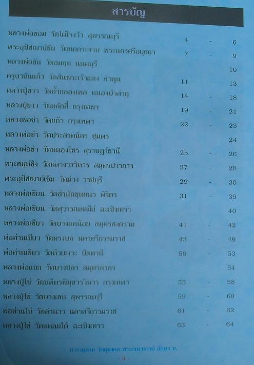 หนังสือ สารานุกรม วัตถุมงคล พระคณาจารย์ หมวดอักษร ข.เช่นหลวงพ่อขอม หลวงพ่อขาว เคาะเดียว