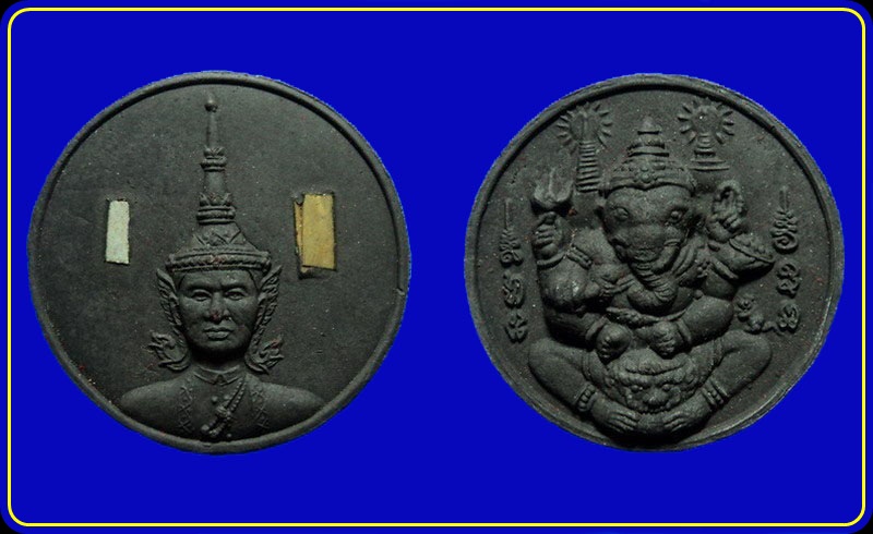 พระผงสมเด็จพระนารายณ์ - พระพิฆเนศ รุ่นทรัพย์นารายณ์ วัดซับลำใย ลพบุรี