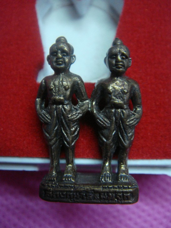 กุมารทอง สองกุมารผมจุก วัดเสาธงทอง ปากเกร็ด นนทบุรี รุ่น2