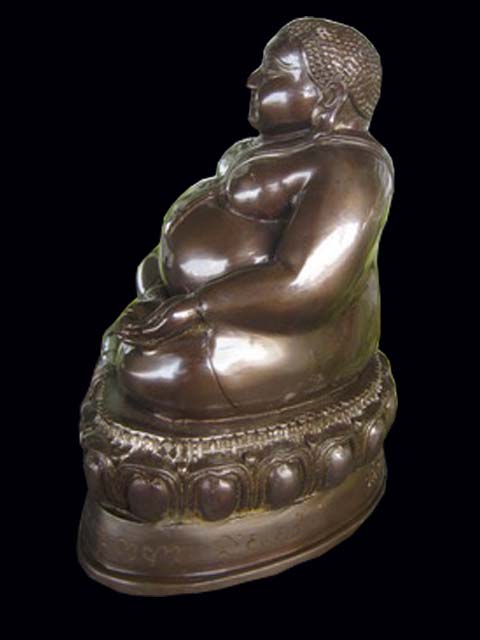 พระบูชา 5 นิ้ว วัดพิกุลทอง จารยันต์หมึก
