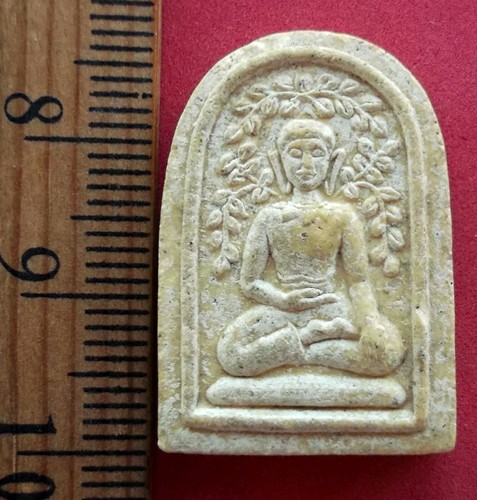 10 บาท พระผงพระพุทธ พิมพ์ปรกโพธิ์ สดุ้งกลับ วัดทุ่งน้อย อ.นครชัยศรี จ.นครปฐม *** Pj390