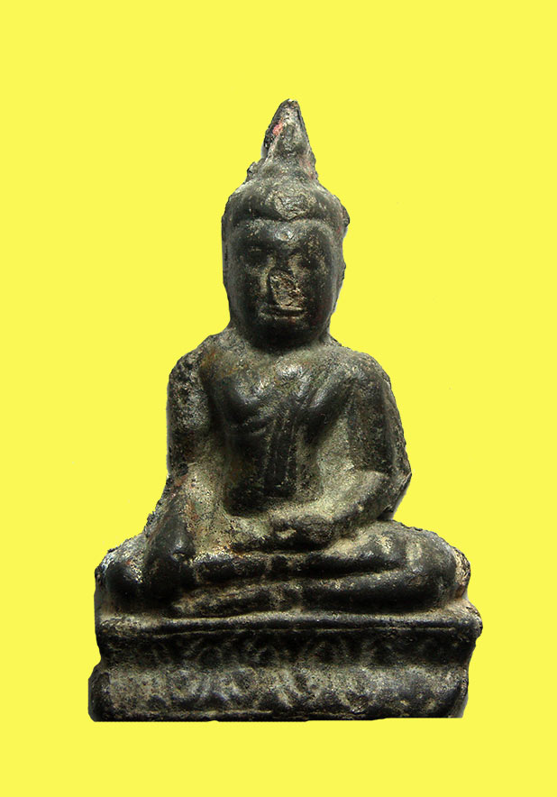 อู่ทองบัวสองชั้น กรุวัดราชบูรณะ จ.อยุธยา เนื้อชินเงิน