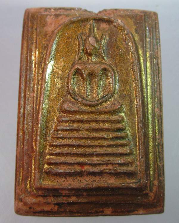 "เคาะเดียว" พระสมเด็จเนื้อผงกระเบื้องโบสถ์ วัดไชโย จ.อ่างทอง พ.ศ.๒๕๒๑