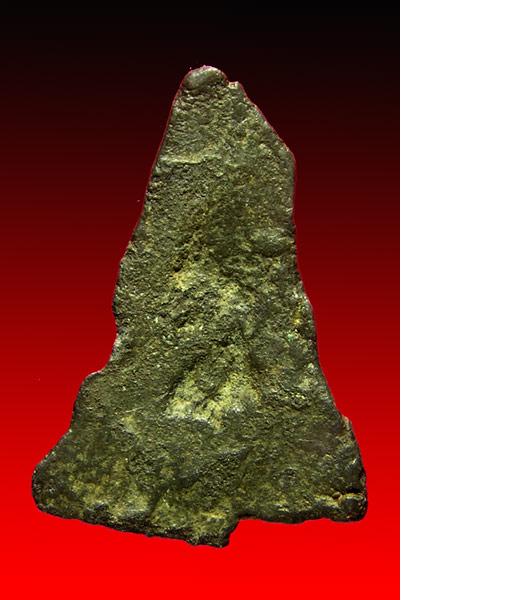 พระร่วงนั่ง กรุสุโขทัย-กำแพงเพชร เนื้อชินเงิน+ใบประกาศที่1