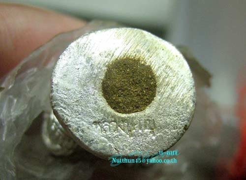 เคาะเดียว หนุมานหลวงปู่คำบุ เนื้อชนวนกระหลั่ยเงินก้นอุดสีผึ้งและชานหมาก ตอกโค้ด หลวงปู่คำบุ สวยๆ#๓