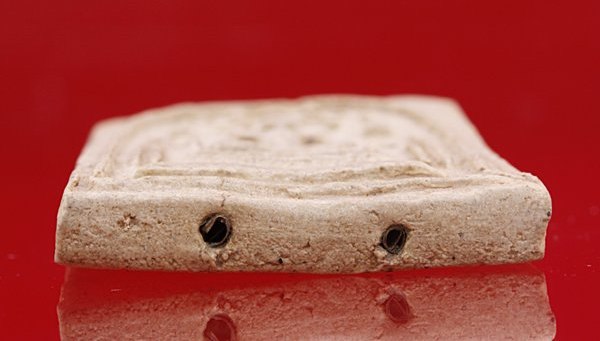 พระสมเด็จปรกโพธิ์ ตะกรุด 2 ดอก ไม่ทราบที่