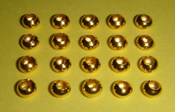 เม็ดทองกลม 90 % ขนาด 3.5 mm จำนวน 20 เม็ด