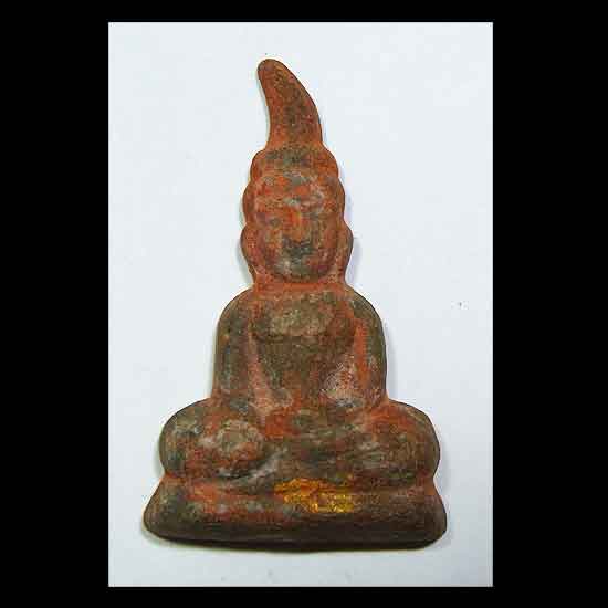 พระท่ากระดาน กรุวัดต้นลำใย สร้างจากตะกั่วนมที่ขุดค้นพบในกรุถ้ำลั่นทม อ.ศรีสวัสดิ์ จ.กาญจนบุรี