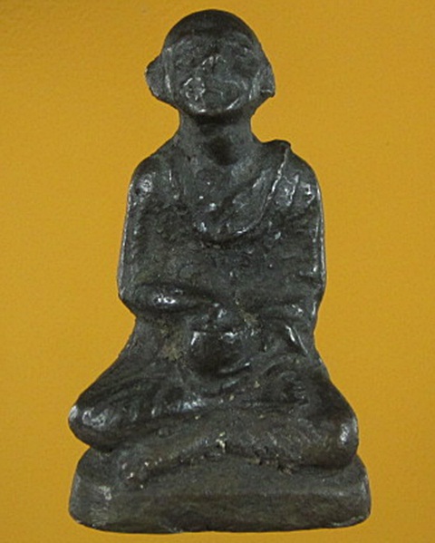 พระพิมพ์อุปคุตล้วงบาตร เนื้อสำริดเก่าไม่ทราบที่ครับ 