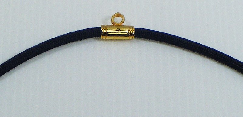 @สร้อยเชือกร่ม ข้อทองไมครอน แบบ 5 + 1 ห่วงหลัง ความยาว 26 นิ้ว สวยหรู&แข็งแรงคงทน(ย้ำหมุดทุกข้อ) 