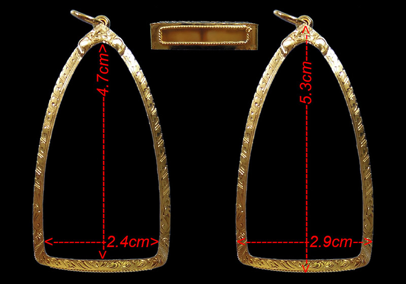 กรอบทองโชว์ก้น ยกซุ้ม มือ1ใส่ พระพุทธชินราชอินโดจีน2485 วัดสุทัศน์, พระกริ่งใหญ่ทั่วไป น้ำหนัก3.12g