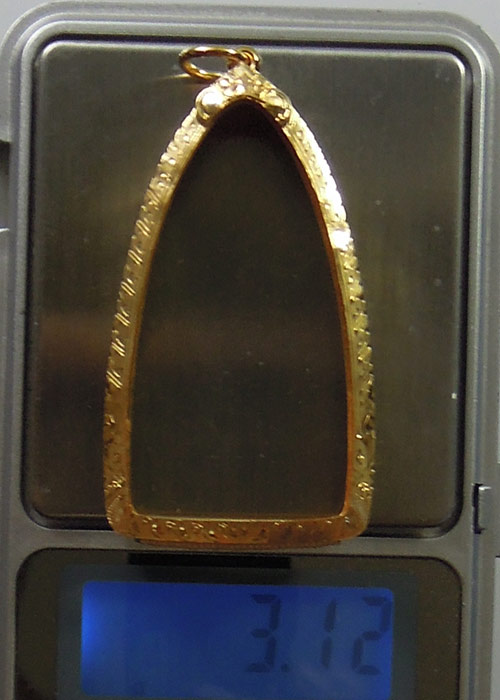 กรอบทองโชว์ก้น ยกซุ้ม มือ1ใส่ พระพุทธชินราชอินโดจีน2485 วัดสุทัศน์, พระกริ่งใหญ่ทั่วไป น้ำหนัก3.12g