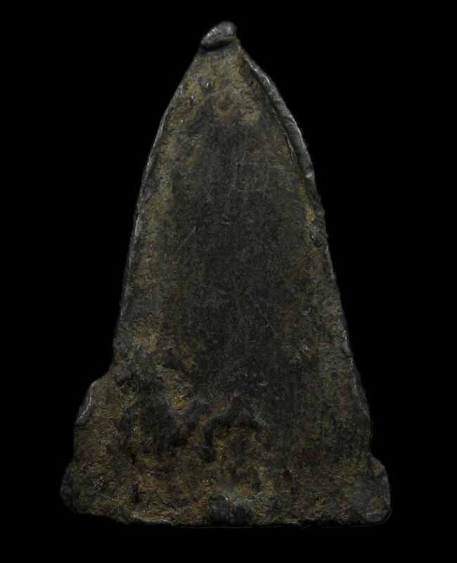 ยอดขุนพลกรุวัดเพชร สระบุรี เนื้อชินเงิน พิมพ์ใหญ่ 