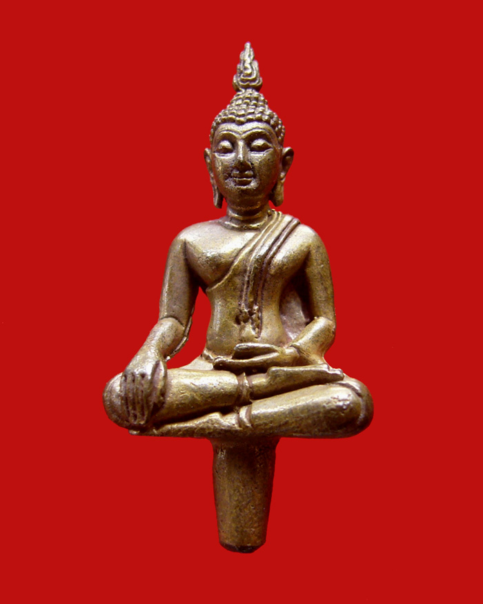 พระยอดธง รุ่นคูณมหากุศล ปี2540 เนื้อนวะโลหะ ตอกโค๊ต #1