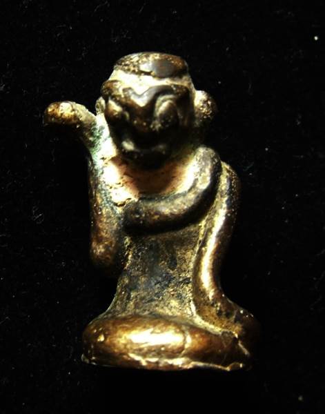 นางกวัก หลวงพ่ออิ่ม วัดหัวเขา สุพรรณบุรี เนื้อทองผสม