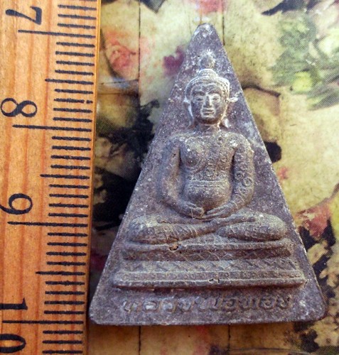 10 บาท กับ พระผงหลวงพ่อทอง วัดพืชนิมิต จ.ปทุมธานี รุ่นเมตตา มหาลาภ ...Bi604