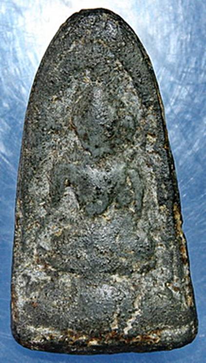 วัดใจ...พระชินราชหลังยันต์ กรุวังบัว(ชินเขียว) จ.เพชรบุรี สภาพใช้ครับ(เอาไว้่เป็นครูได้ครับ)