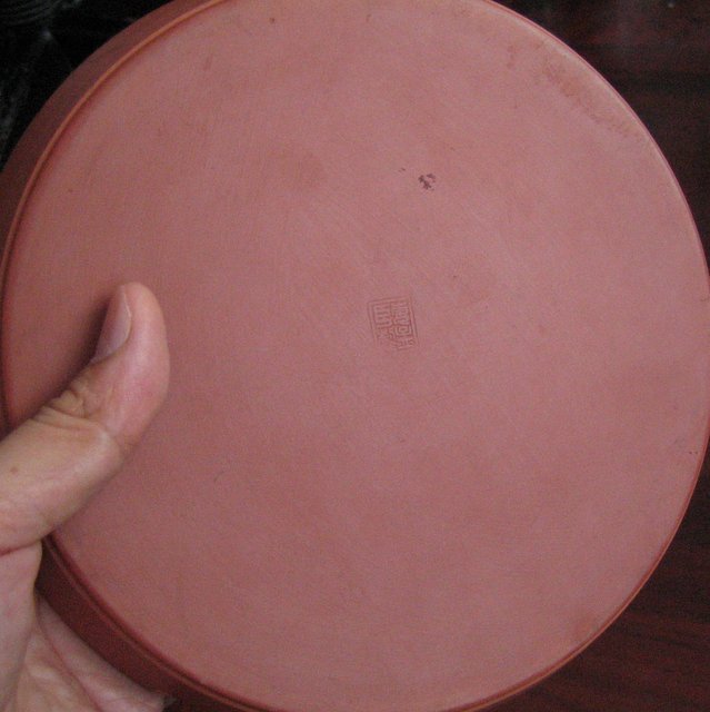 ขายชุดกาน้ำชาดินเผาจีนเก่า เพ้นท์ลายดอกไม้ เก่า สวย หายากครับ มีตราอักษรจีน