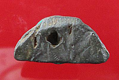 พระกรุวัดเลียบพิมพ์สมาธิเนื้อตะกั่วปิดทอง