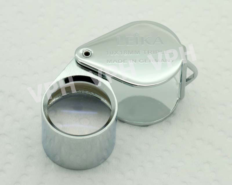 กล้องส่องพระ LEIKA สีเงินL1018 เลนส์แก้ว3ชั้นเคลือบมัลติโค๊ท พร้อมซองหนัง เคาะเดียวแดง ส่งEMSให้เลย