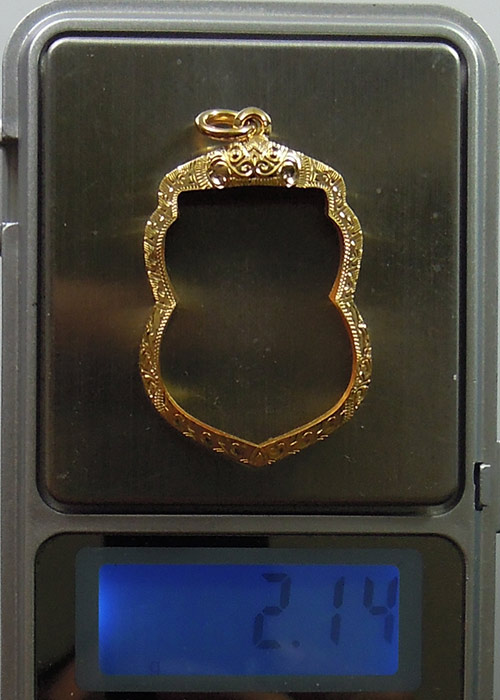 กรอบทอง ยกซุ้ม มือ1ใส่เหรียญเสมารุ่น3, พุฒซ้อน, เลื่อนสมณศักดิ์, หัวโต หลวงปู่ทวด วัดช้างให้ จ.ปัตตา