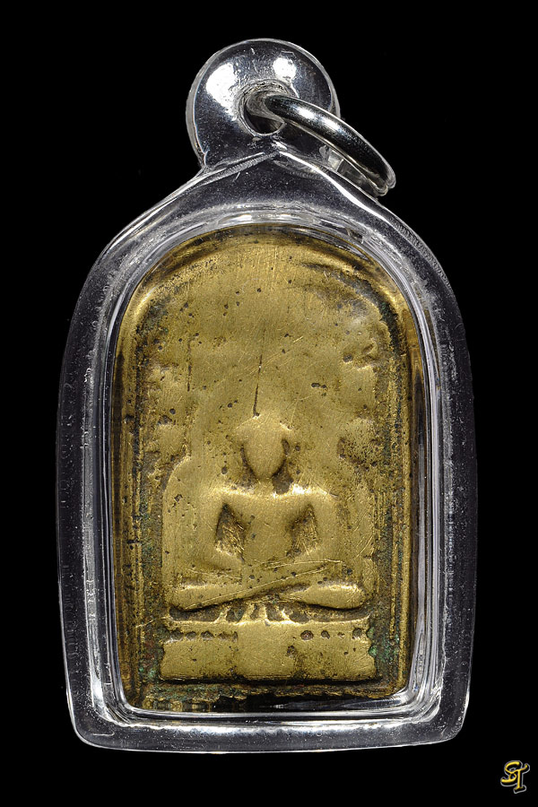 หลวงพ่อทา วัดพะเนียงแตก รุ่นแรก ยันต์ มะอะอุ สภาพใช้