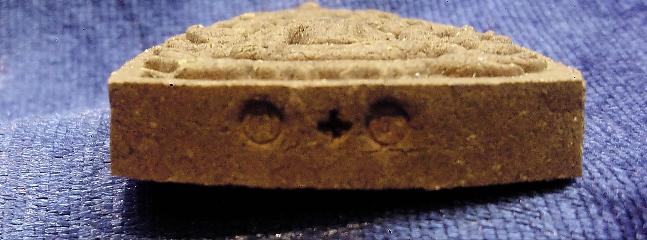 ขุนแผนเนื้อว่านผสมผงรกแมวหลวงปู่คำบุ (ว่านไม้รักแดง)