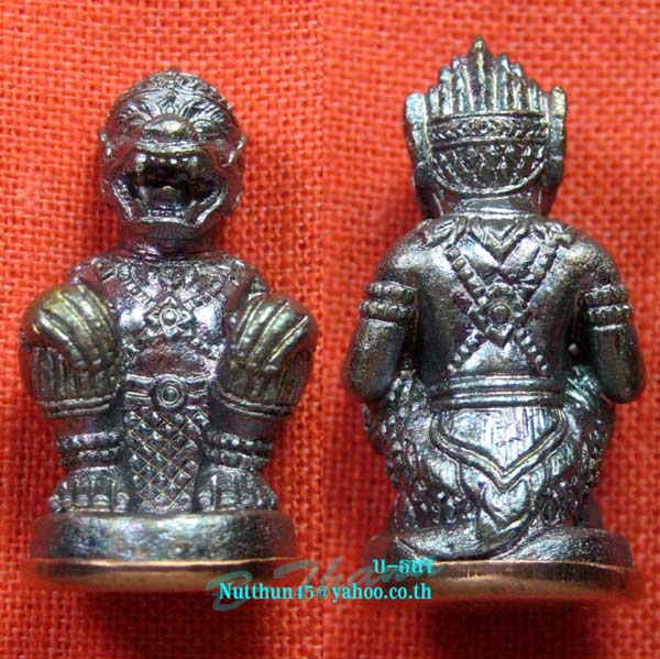 เคาะเดียว หนุมานหลวงปู่คำบุ เนื้อชนวนก้นทองแดงอุดสีผึ้งและชานหมาก โค้ด กรรมการ สวยๆ#๕