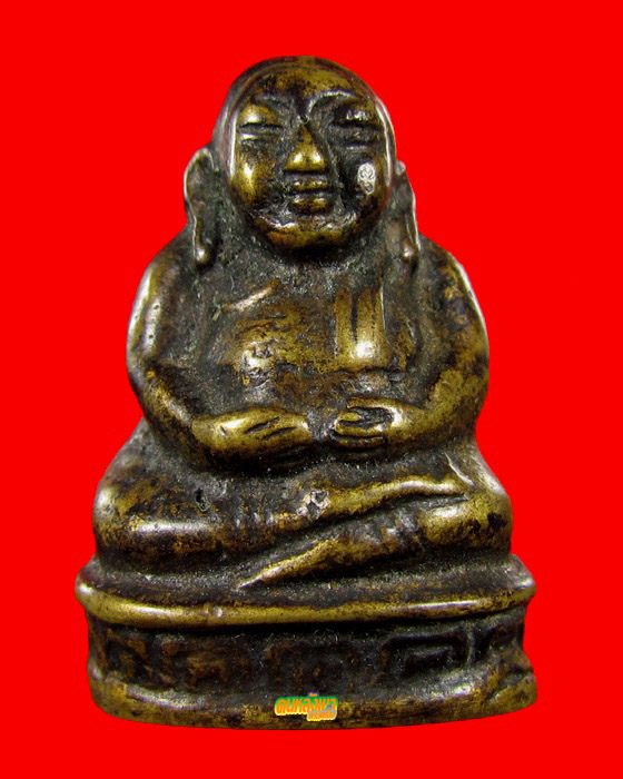 รูปหล่อ พระสังกัจจายน์ เนื้อทองผสม อุดกริ่ง