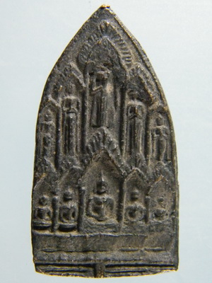 เหรียญหล่อสิบทัศน์ พิมพ์ใหญ่ หลวงพ่อเงิน วัดดอนยายหอม  ปี12