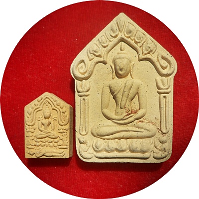 ***ขุนแผนพรายกุมาร ปี57 (ย้อนยุค) วัดละหารไร่ จ.ระยองพิมพ์ใหญ่+เล็กเนื้อเหลืองตะกรุดทองแดงคู่+เดี่ยว