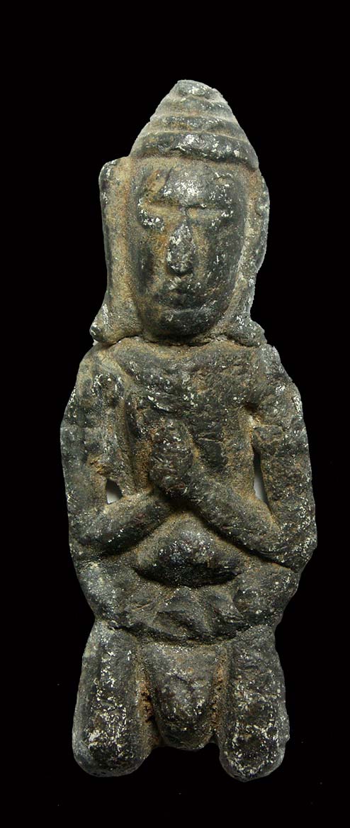 พระสิกขี เนื้อชินตะกั่วสนิมแดง จ.เชียงราย