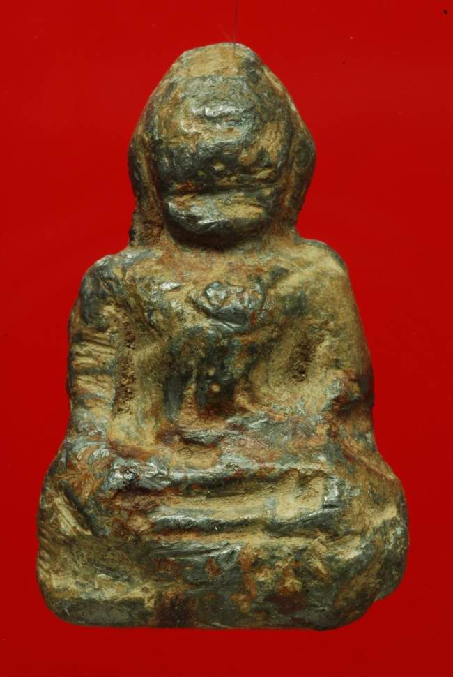 หลวงพ่อโตพิมพ์มารวิชัยบางกะทิง กรุอยุธยา เนื้อตะกั่วสนิมแดง