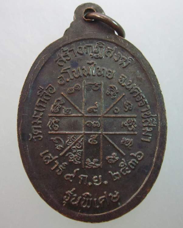 เหรียญหลวงพ่อคูณ วัดบ้านไร่  สร้างกุฎิสงฆ์ วัดมะเกลือ  ตอกโค็ด
