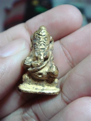 พระวัดเชิงท่า (พิมพ์เล็ก) ทาชาดแดง ปิดทอง พิมพ์พระพิฆเนศวร์ สวยๆ (เคาะเดียว) 350 บาท