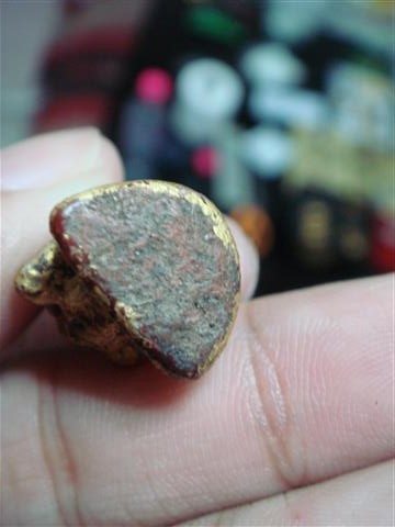 พระวัดเชิงท่า (พิมพ์เล็ก) ทาชาดแดง ปิดทอง พิมพ์พระพิฆเนศวร์ สวยๆ (เคาะเดียว) 350 บาท (2 )