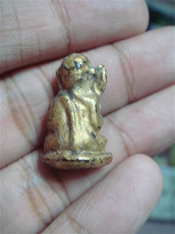 พระวัดเชิงท่า (พิมพ์เล็ก) ทาชาดแดง ปิดทอง พิมพ์พระมาลัย สวยๆ (เคาะเดียว) 350 บาท (2 )