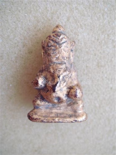 พระวัดเชิงท่า (พิมพ์เล็ก) ทาชาดแดง ปิดทอง พิมพ์พระพิฆเนศวร์ สวยๆ (เคาะเดียว) 350 บาท