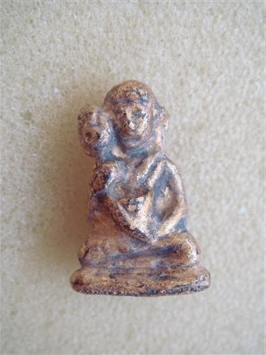 พระวัดเชิงท่า (พิมพ์เล็ก) ทาชาดแดง ปิดทอง พิมพ์พระมาลัย สวยๆ (เคาะเดียว) 350 บาท